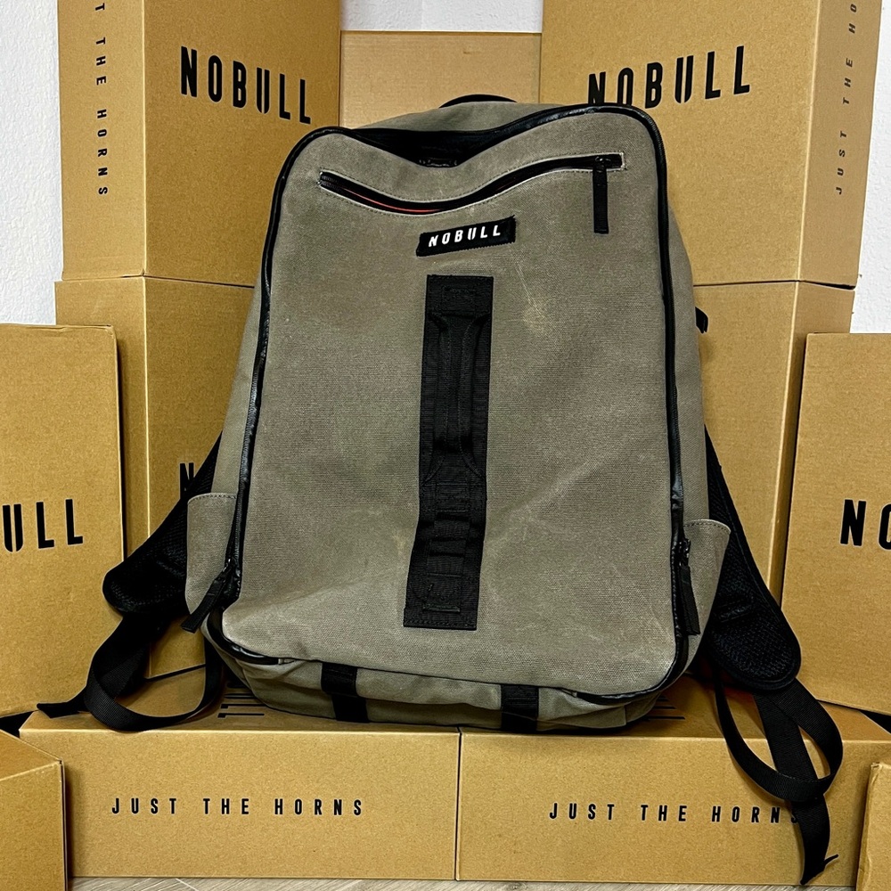 NOBULL Greyish Backpack with Black Accents